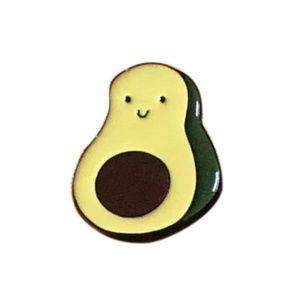 Fashion Brooch Cute Avocado Enamel Pin